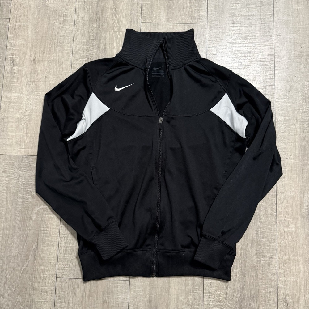 Nike Pasadena Track Soccer Jacket Women Black 379188-012 Size Medium